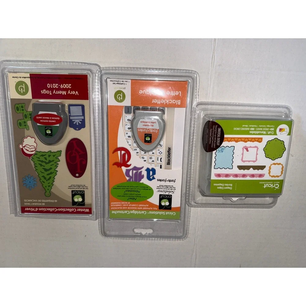 Cricut Cartridge Lot of 20 Shapes Fonts Solutions Imagine Expression Provo Craft